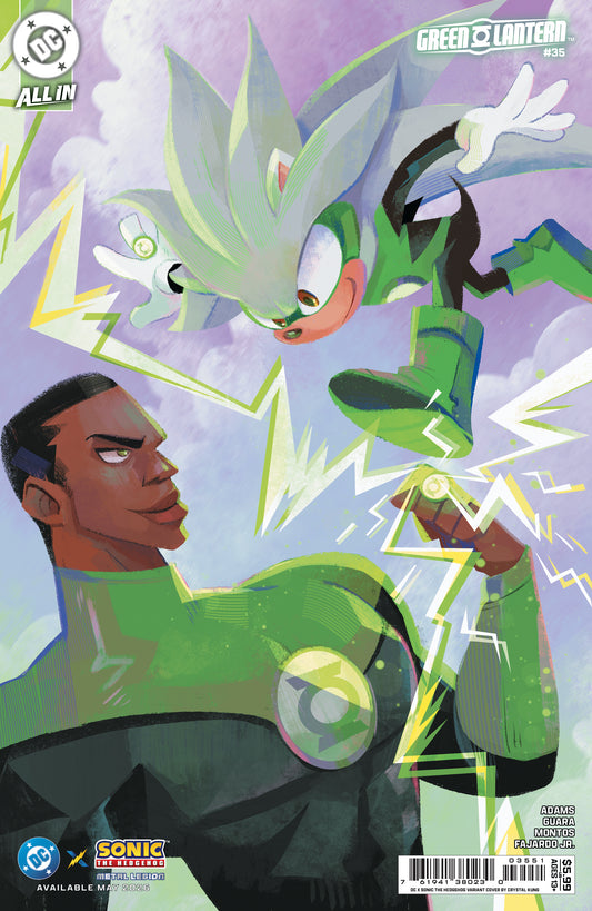 Green Lantern #35 E Crystal Kung Dc X Sonic Variant (05/27/2026) Dc - Golden Apple Comics