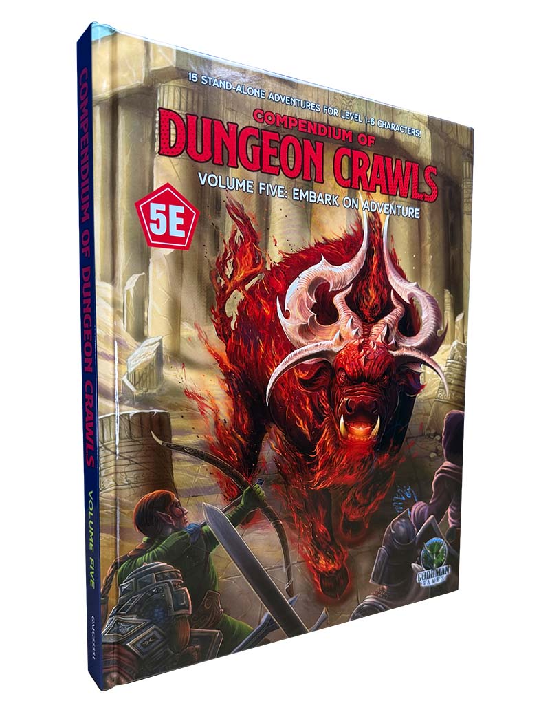 Compendium of Dungeon Crawls Vol 5: Embark on Adventure (5E) - Golden Apple Comics