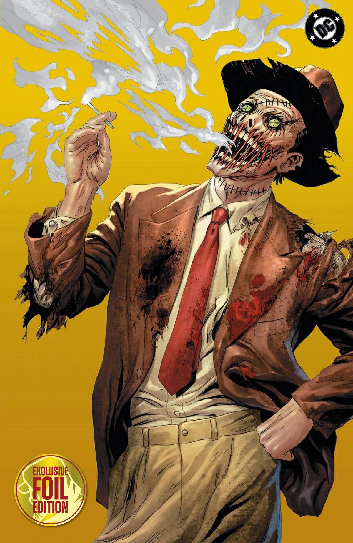 [GOLD FOIL] ABSOLUTE BATMAN #19 TYLER KIRKHAM SCARECROW CONVENTION EXCLUSIVE VIRGIN VAR (07/29/2026) - Golden Apple Comics