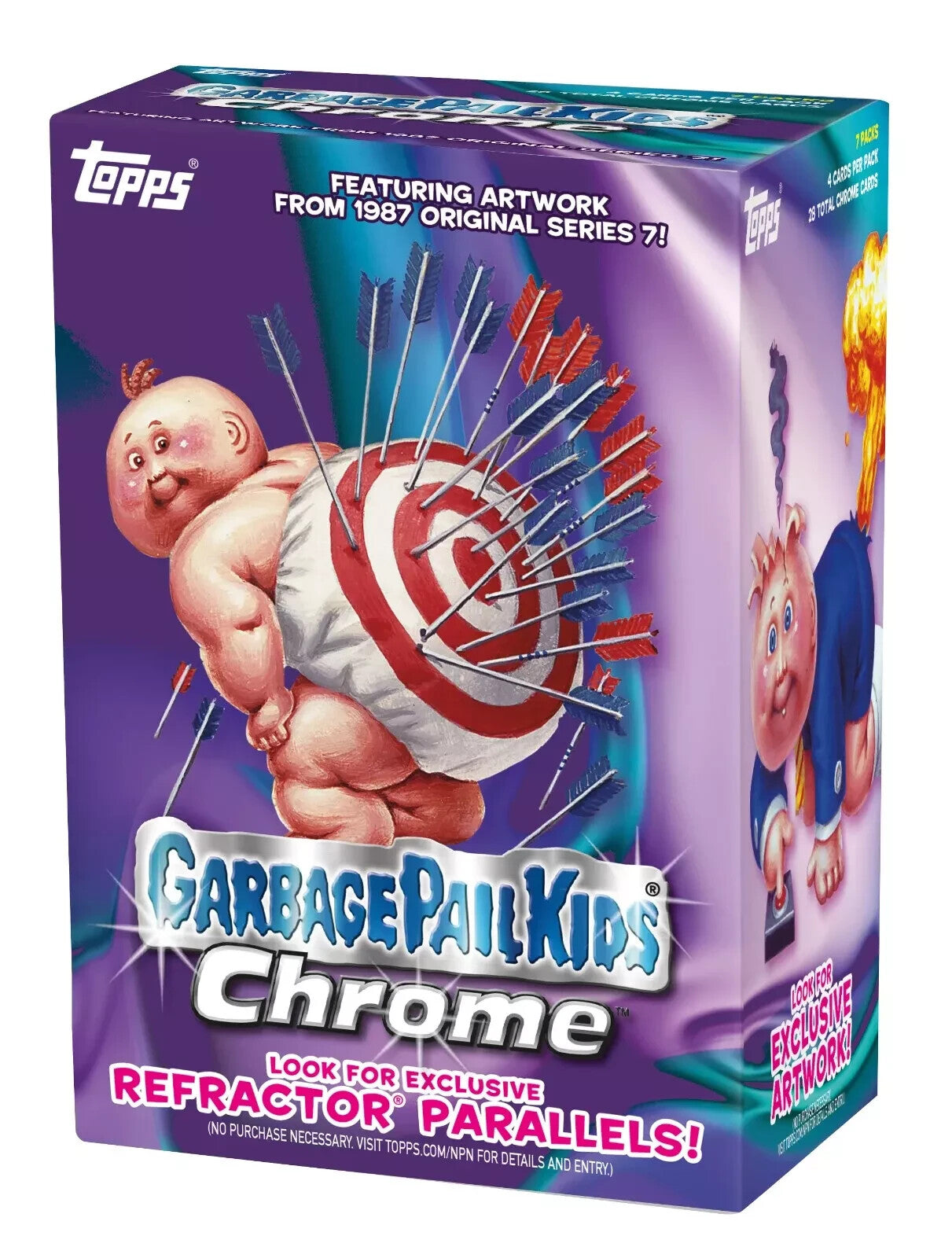 Garbage Pail Kids Topps Chrome Series 7 Value Box 7 Packs (02/19/2025)