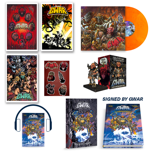 GWAR: In The Duoverse of Absurdity - SIGNED Super Deluxe Bundle