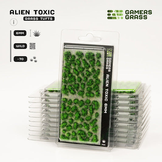 Gamers Grass Tufts: Alien Tufts- Toxic 6mm- Wild