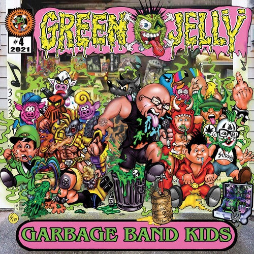 Green Jelly Garbage Band Kids (Limited Edition, Green & Yellow Splatter Vinyl) [Vinyl]