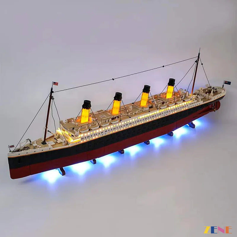 LEGO Titanic Ship #10294 (Ice Blue Ver.) Light Kit