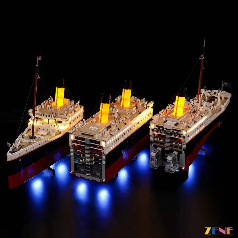 LEGO Titanic Ship #10294 (Ice Blue Ver.) Light Kit