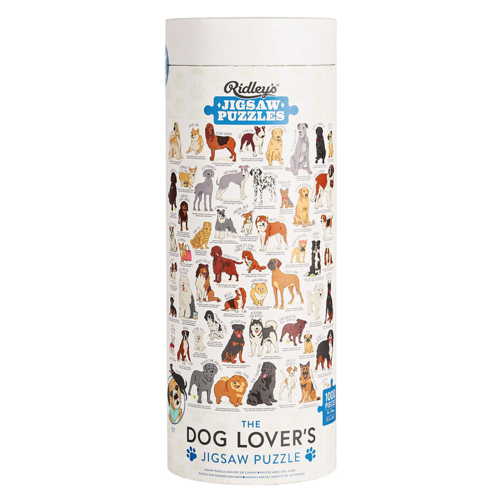 Ridley's Games Puzzles: Jigsaw Puzzle - 1000 Pieces - Dog Lover's - Golden Apple Comics