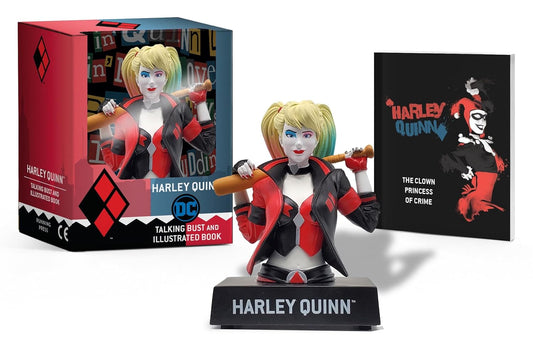 RP Minis: Harley Quinn - Talking Figure and Illustrated Book - Golden Apple Comics