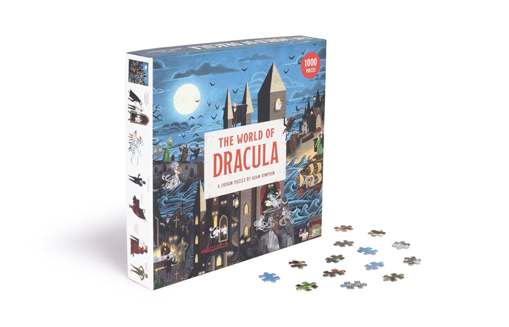Laurence King Puzzles: Jigsaw Puzzle - 1000 Pieces - The World of - Dracula - Golden Apple Comics