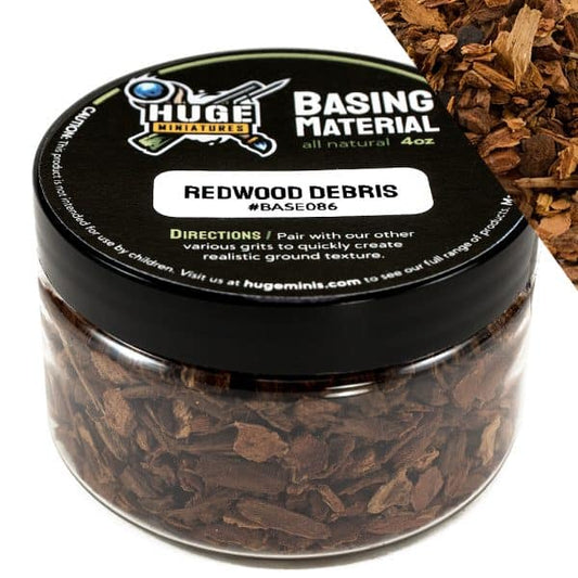 Huge Miniatures: Basing Grit - Redwood Debris