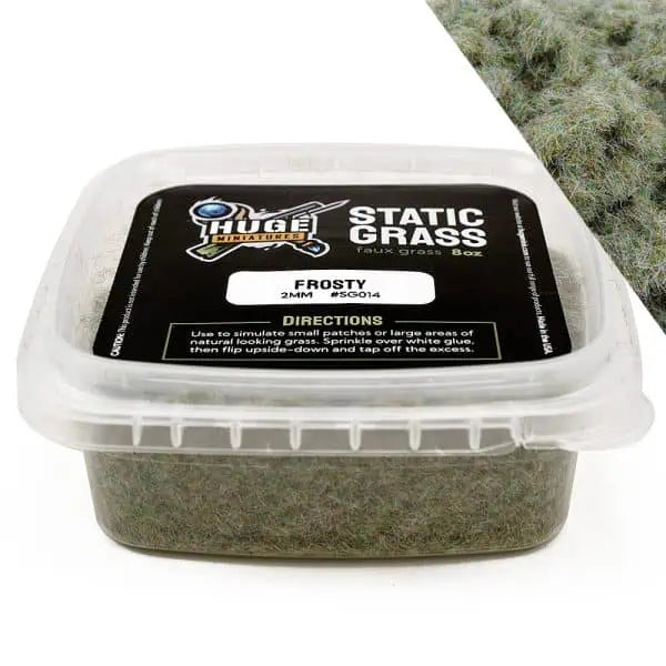 Huge Miniatures: Static Grass Flock - Frosty - Golden Apple Comics