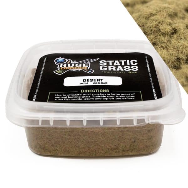 Huge Miniatures: Static Grass Flock - Desert - Golden Apple Comics
