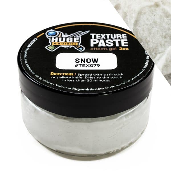 Huge Miniatures: Texture Paste - Snow - Golden Apple Comics