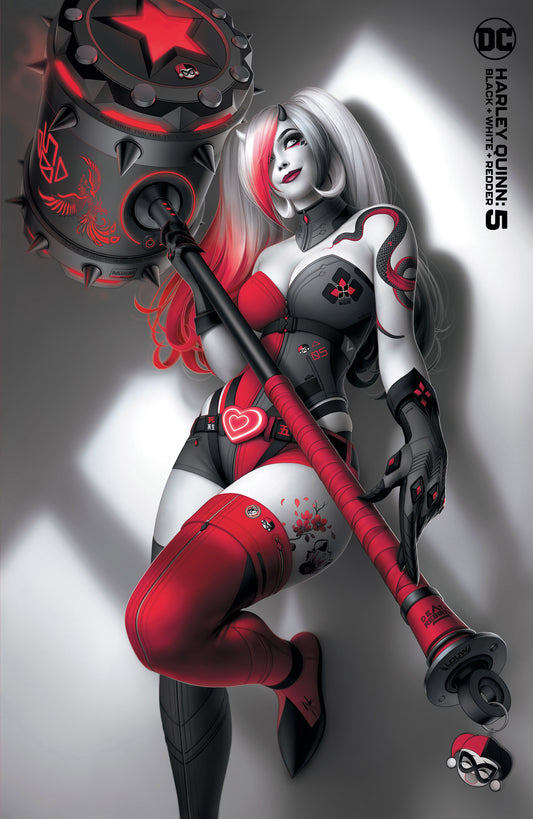 Harley Quinn Black White Redder #5 (Of 6) B Warren Louw Variant (11/21/2023) Dc