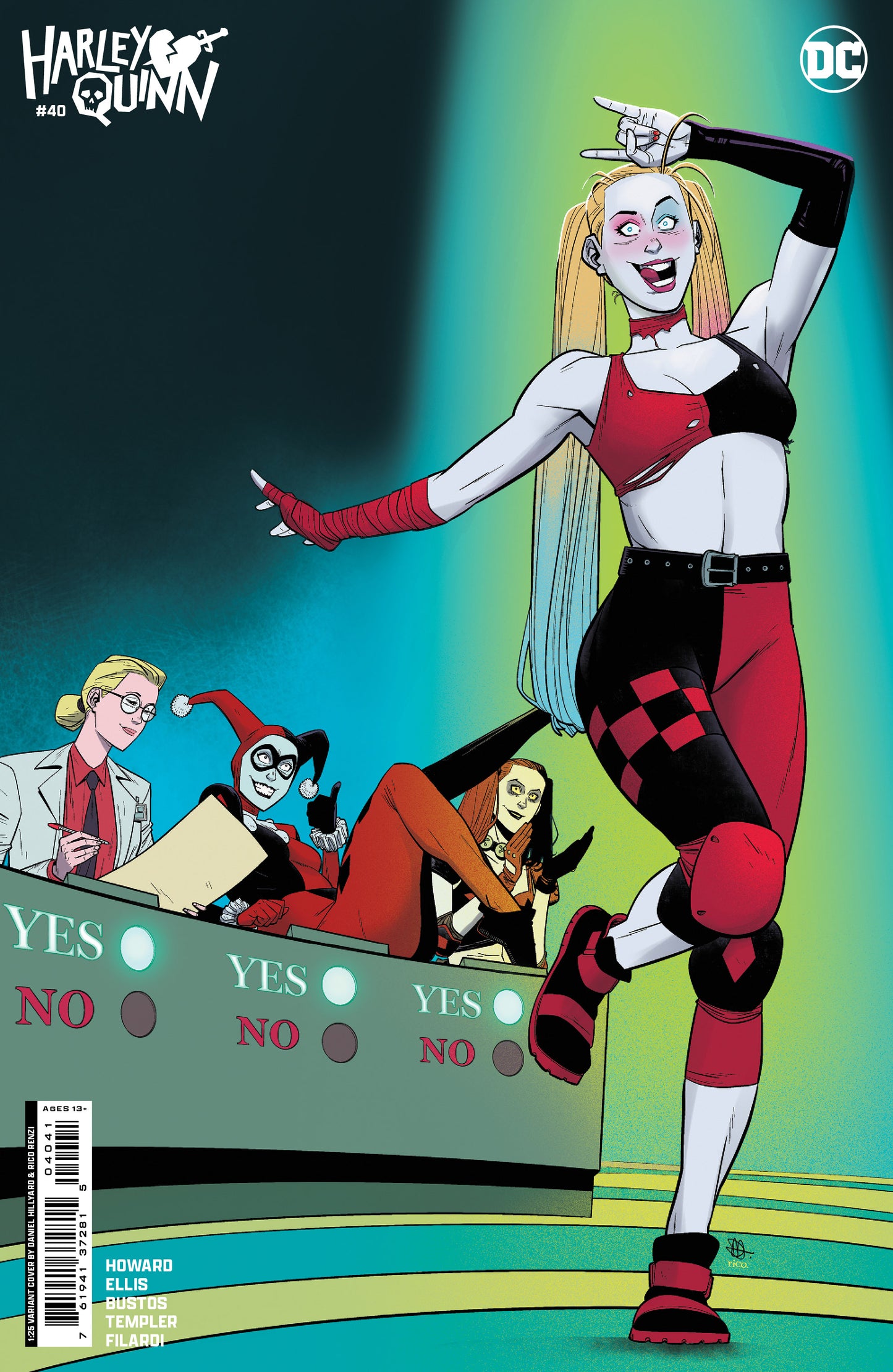 Harley Quinn #40 C 1:25 Daniel Hillyard GGA Variant (05/28/2024) Dc