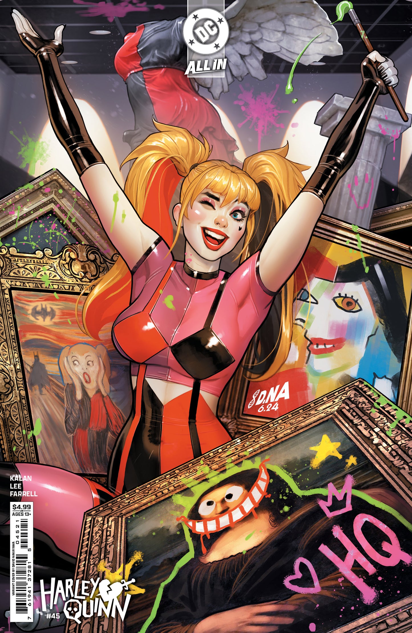 Harley Quinn #45 B David Nakayama Variant (11/27/2024) Dc