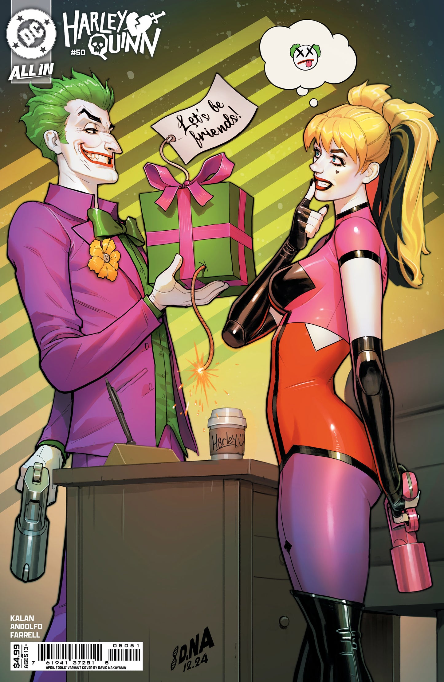 Harley Quinn #50 D David Nakayama April Fools Variant (04/23/2025) Dc