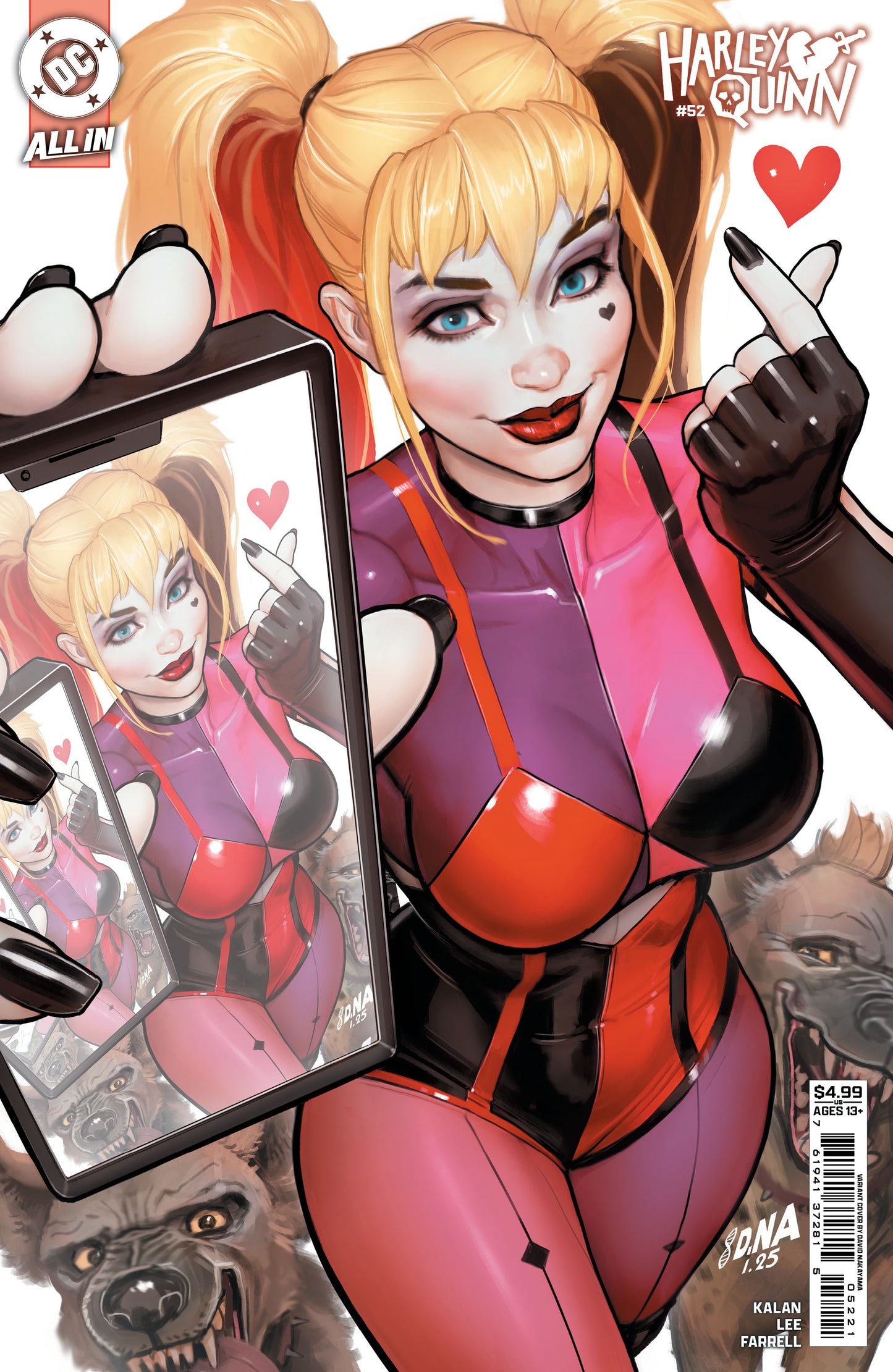 Harley Quinn #52 B David Nakayama Variant (06/25/2025) Dc
