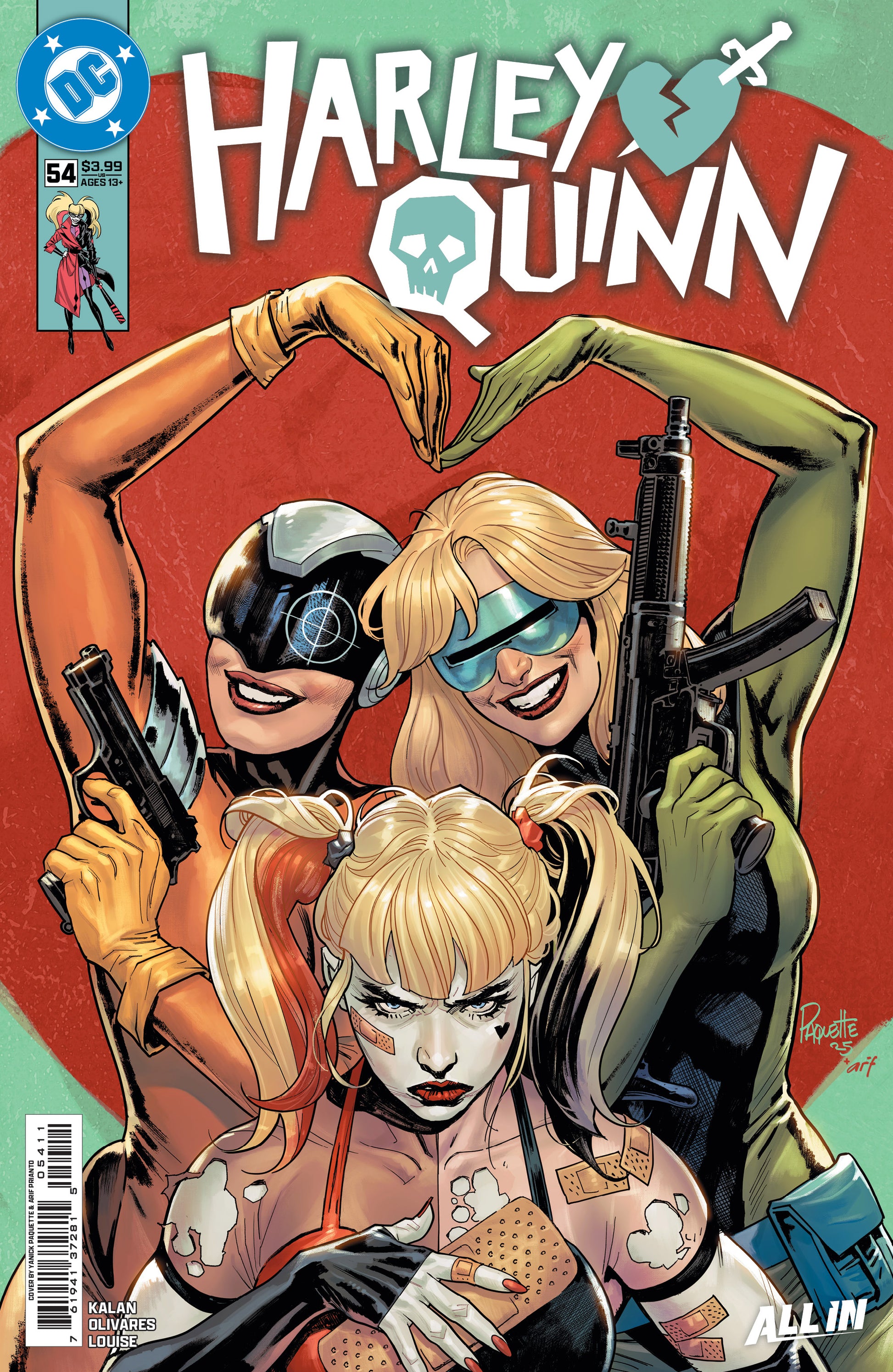 Harley Quinn #54 A Yanick Paquette Elliott Kalan (09/24/2025) Dc - Golden Apple Comics