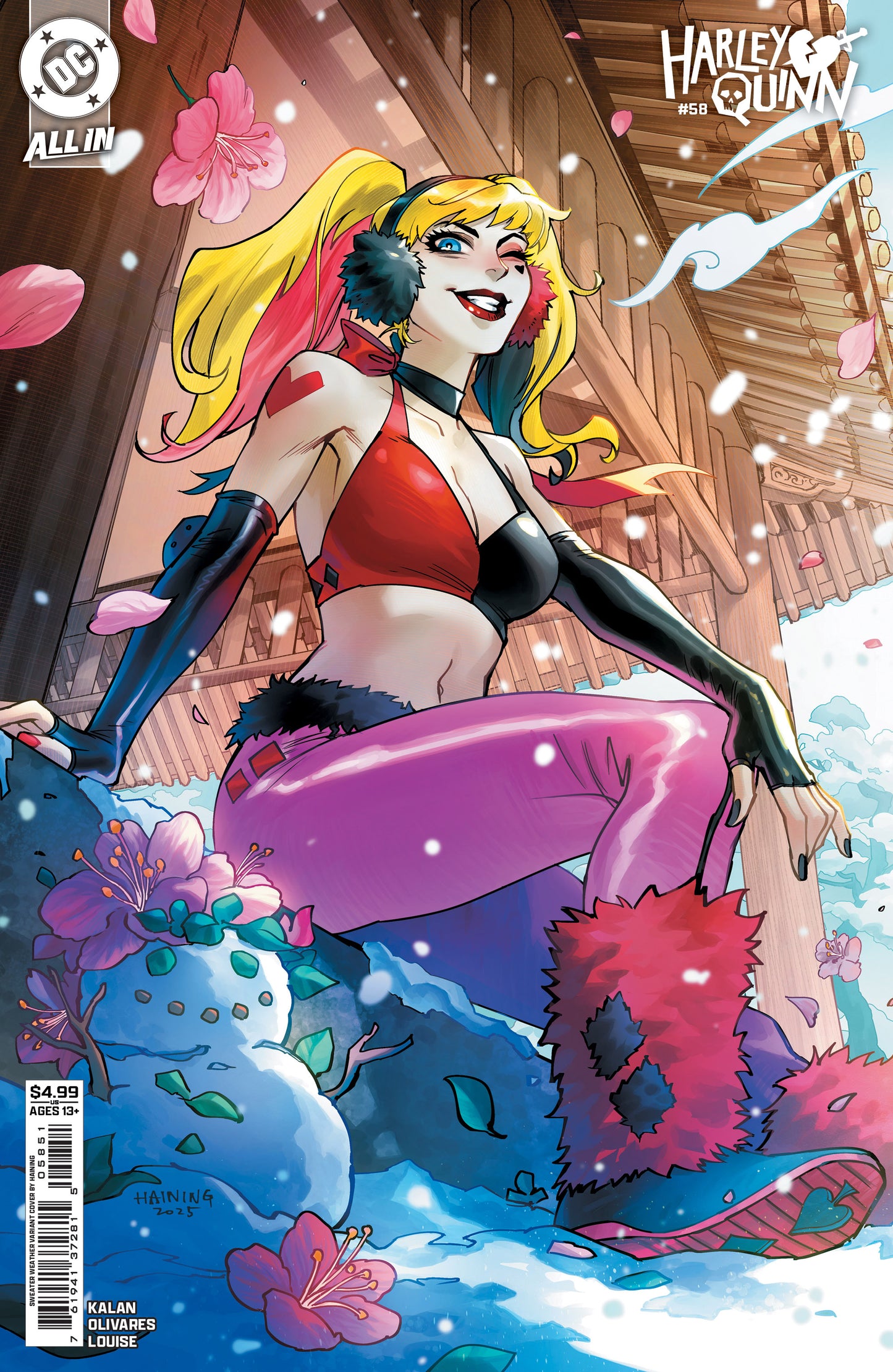 Harley Quinn #58 E Haining Sweater Weather Variant (01/28/2026) Dc