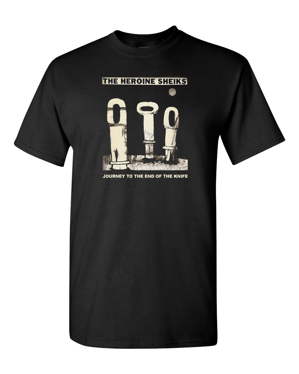 HEROINE SHEIKS "JOURNEY TO THE END OF THE KNIFE" T-SHIRT