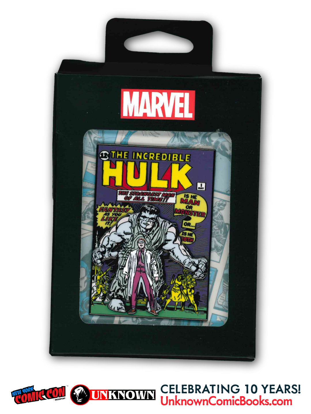 Hulk #1 3" Enamel Pin NYCC 2026 | Unknown Comics Exclusive (10/28/2026) - Golden Apple Comics