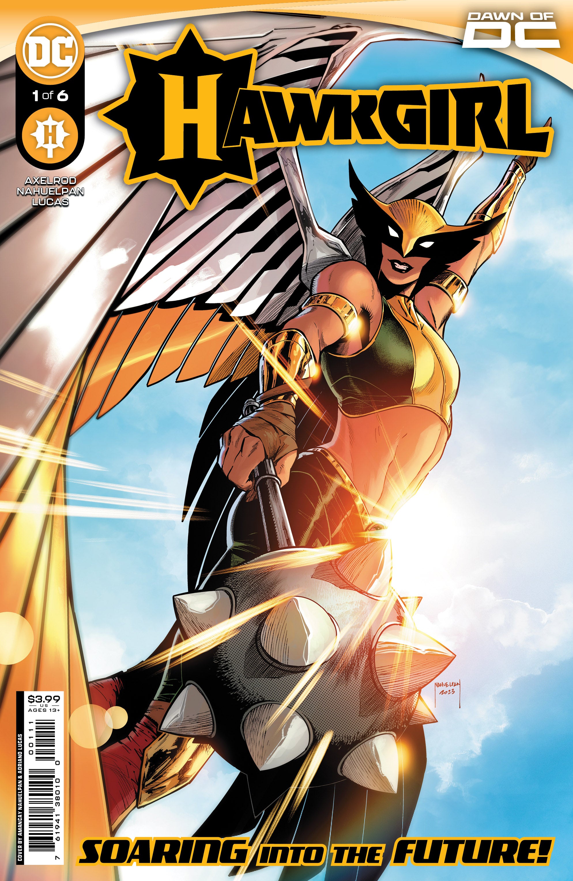 Hawkgirl #1 (Of 6) A Amancay Nahuelpan Jadzia Axelerod (07/18/2023) Dc –  Golden Apple Comics