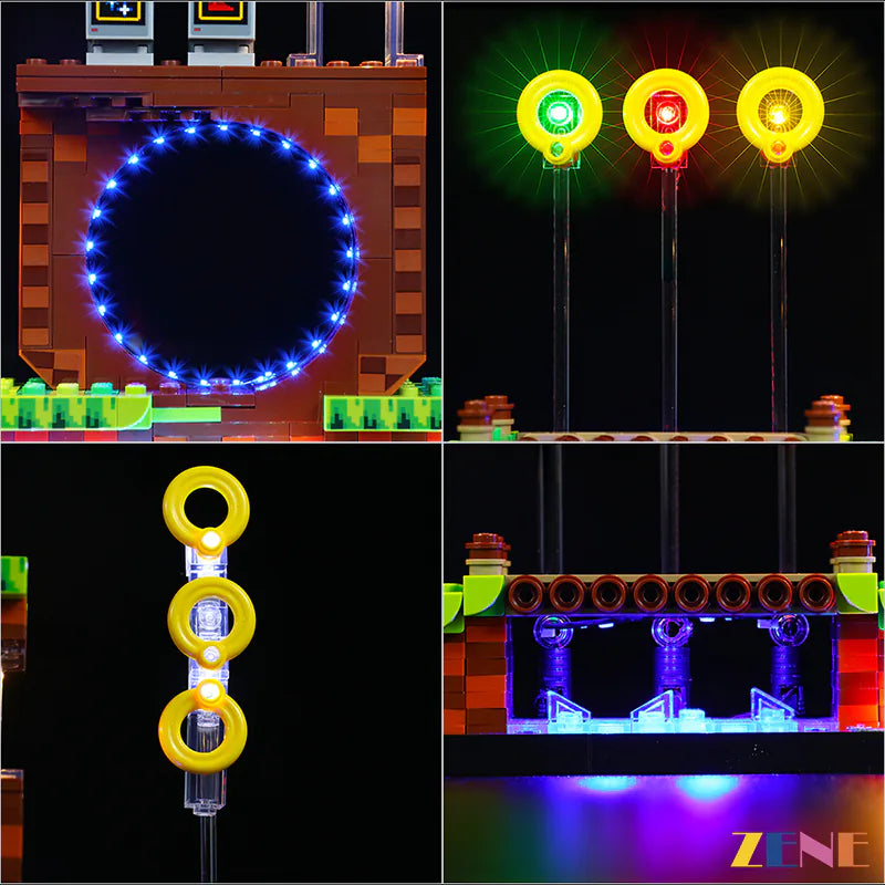 LEGO Sonic the Hedgehogs™ – Green Hill Zone #21331 (Ver. 2) Light Kit