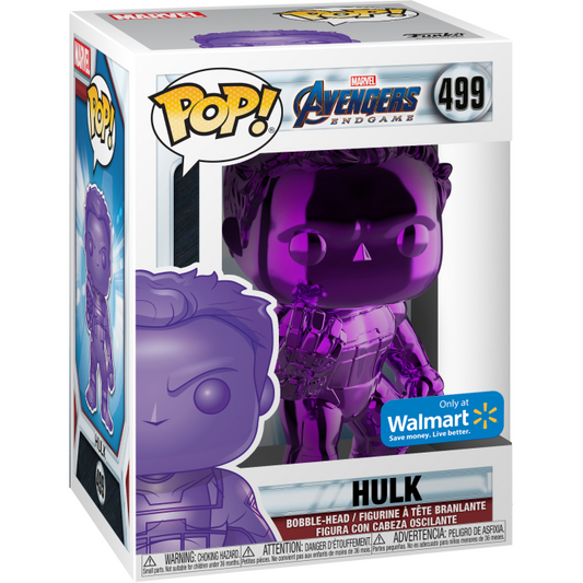 Hulk (Chrome Purple) Pop Figure (Walmart Exclusive)) Pop! Vinyl Figure #499