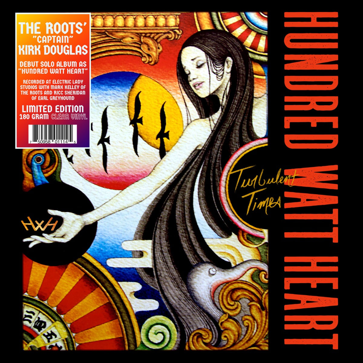 Hundred Watt Heart Turbulent Times (Limited Edition, 180 Gram Clear Vinyl) [Vinyl]