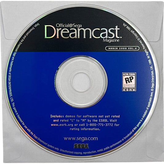 Sega Dreamcast Magazine Disc (Disc Only)