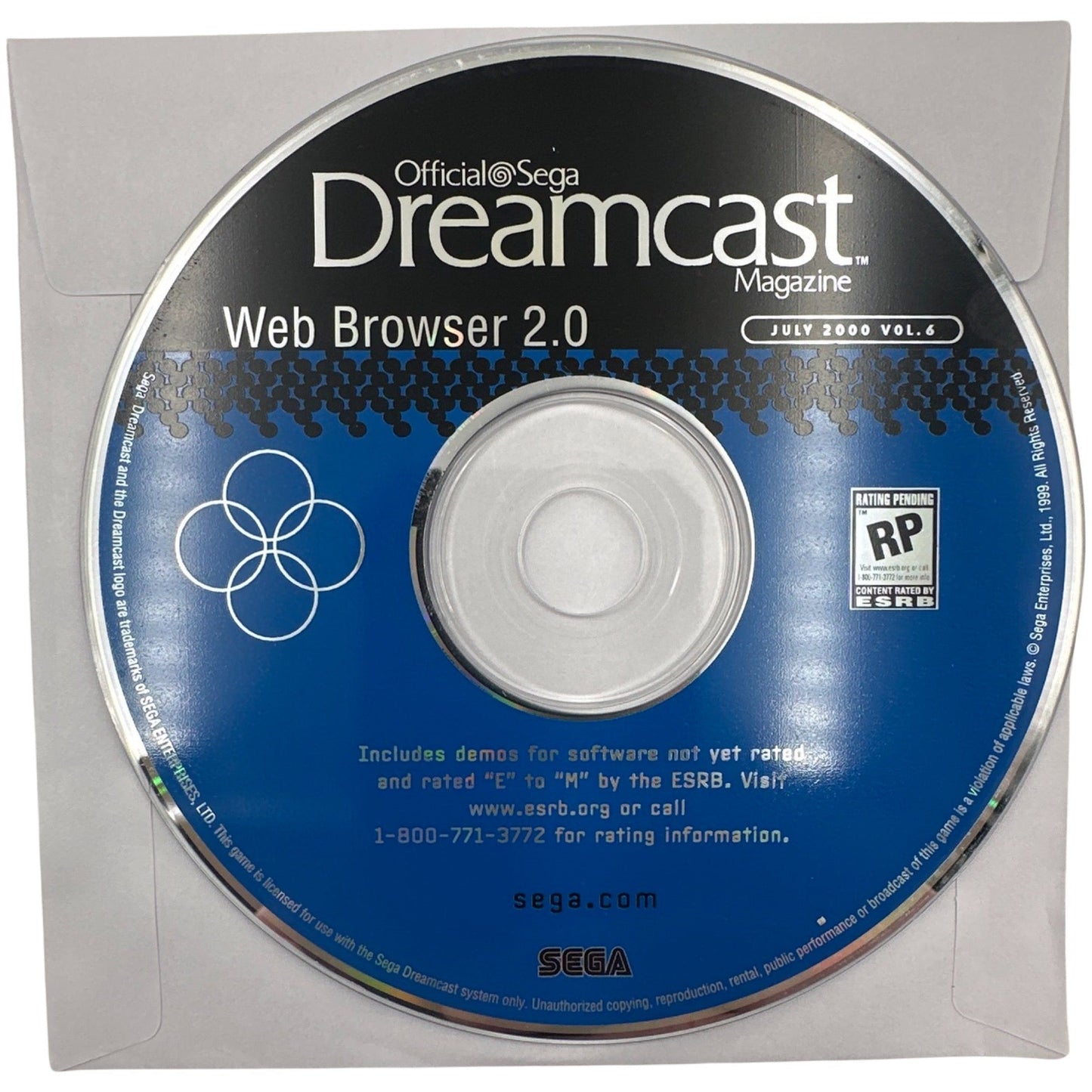 Sega Dreamcast Magazine Disc (Disc Only)