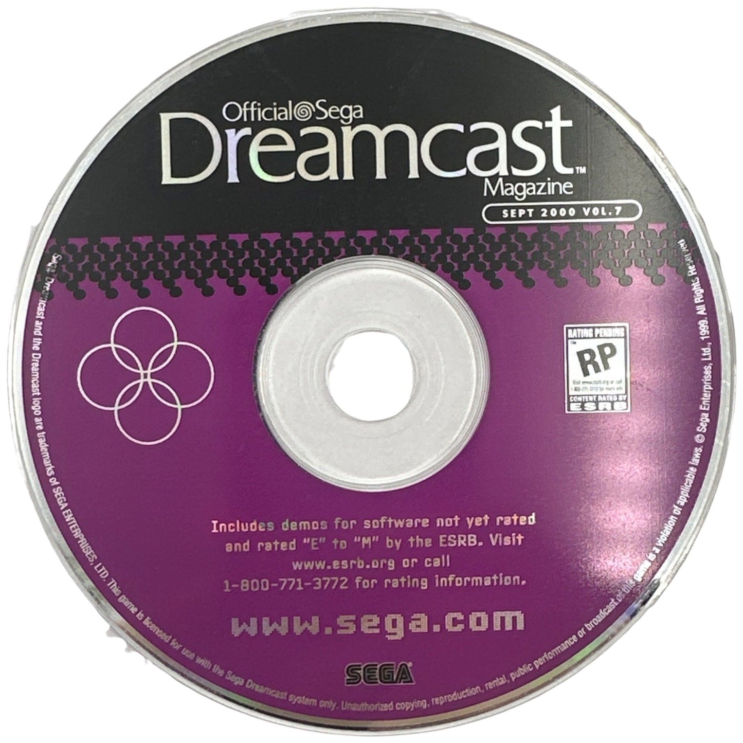 Sega Dreamcast Magazine Disc (Disc Only)