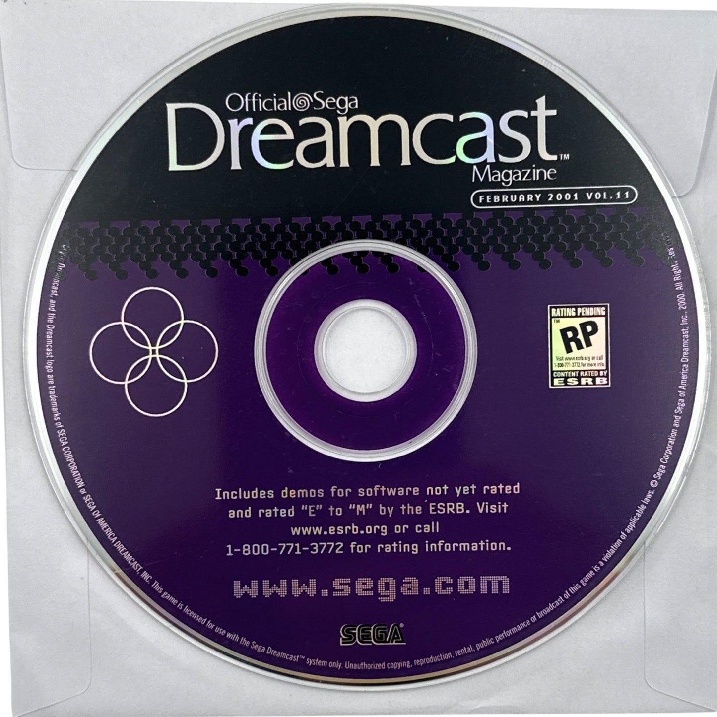 Sega Dreamcast Magazine Disc (Disc Only)