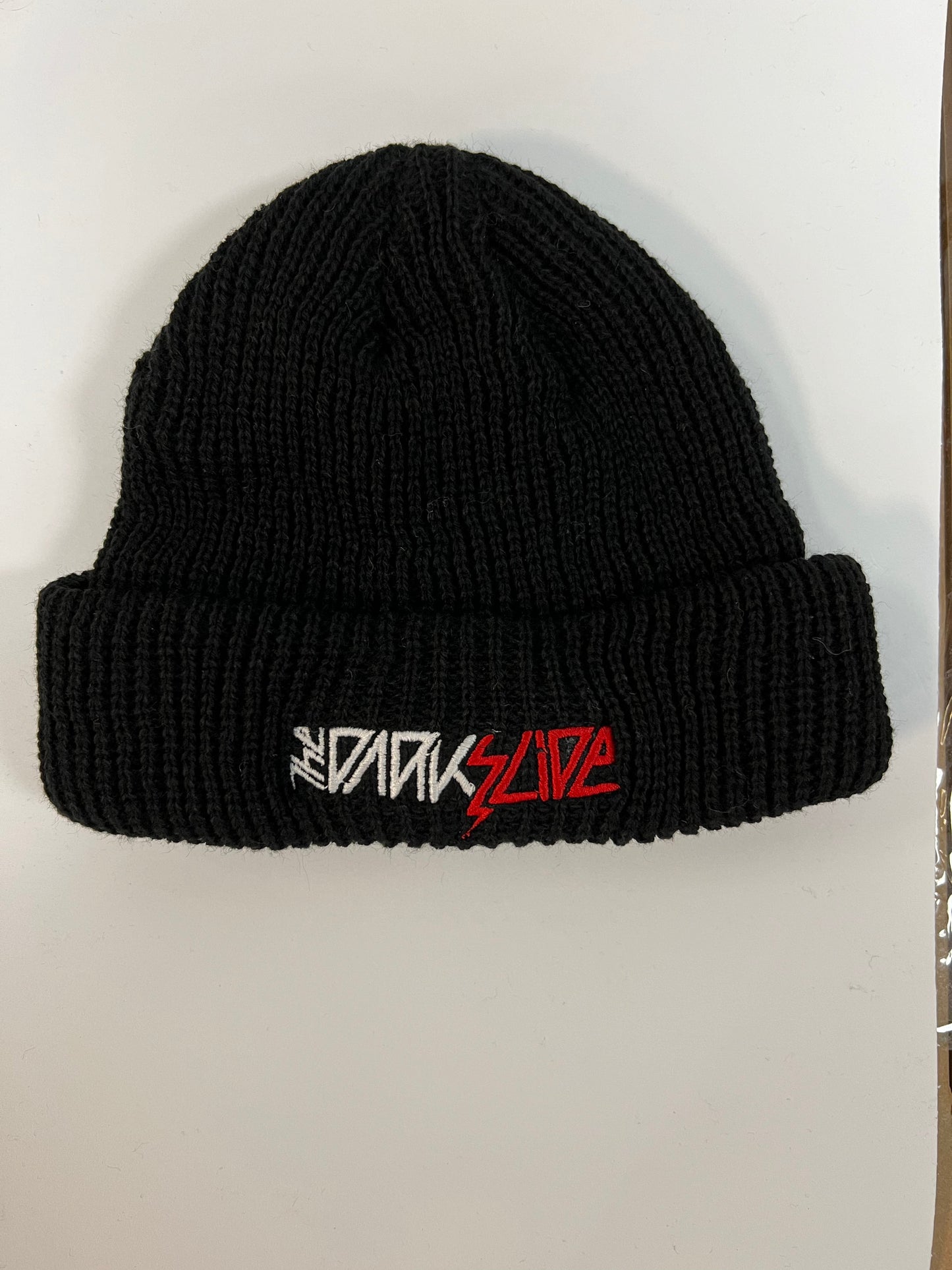 The Dark Slide "Lightning Logo" Large Knit Beanie