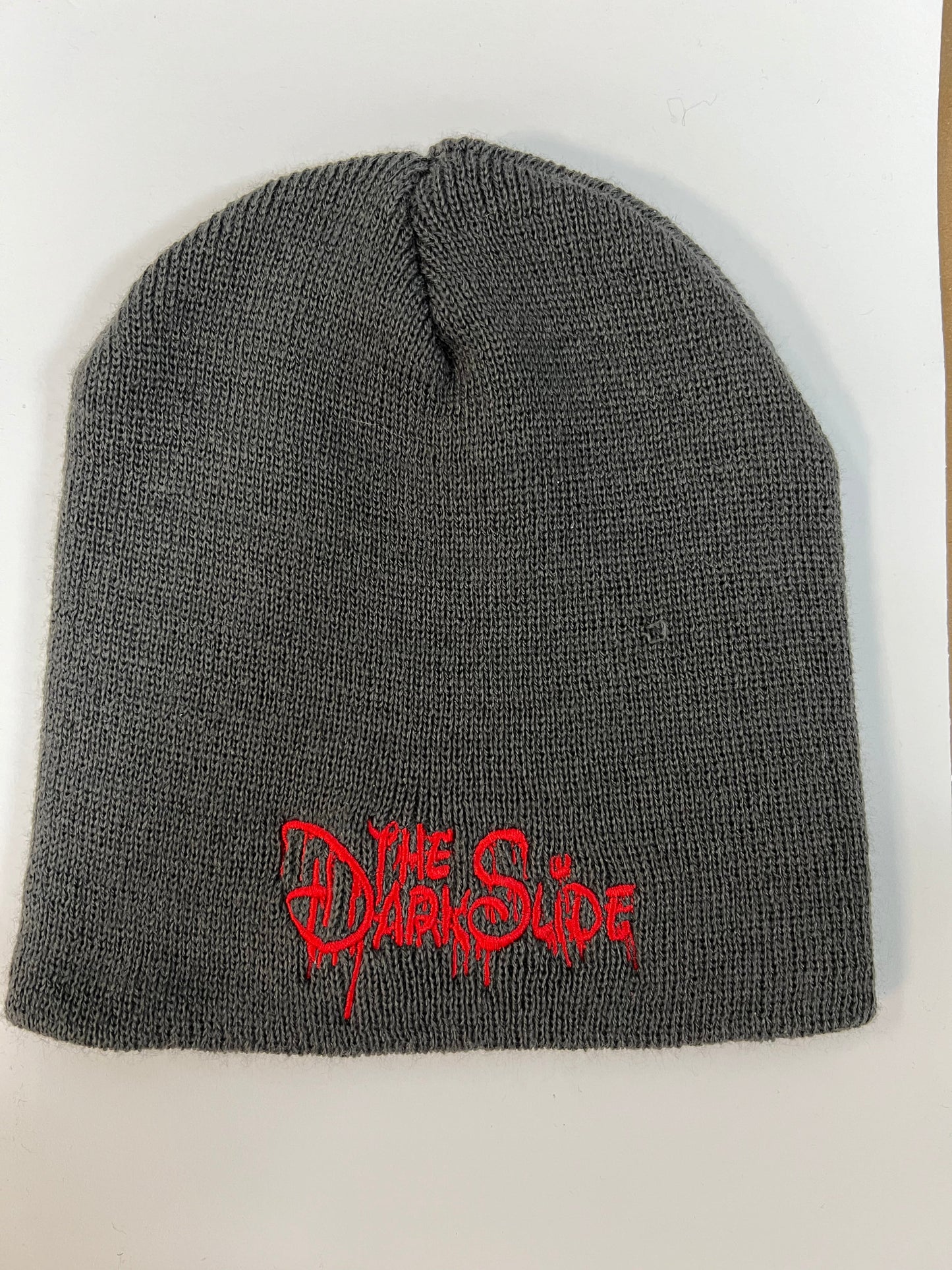 The Dark Slide "Mouse Blood" Skull Cap Knit Beanie