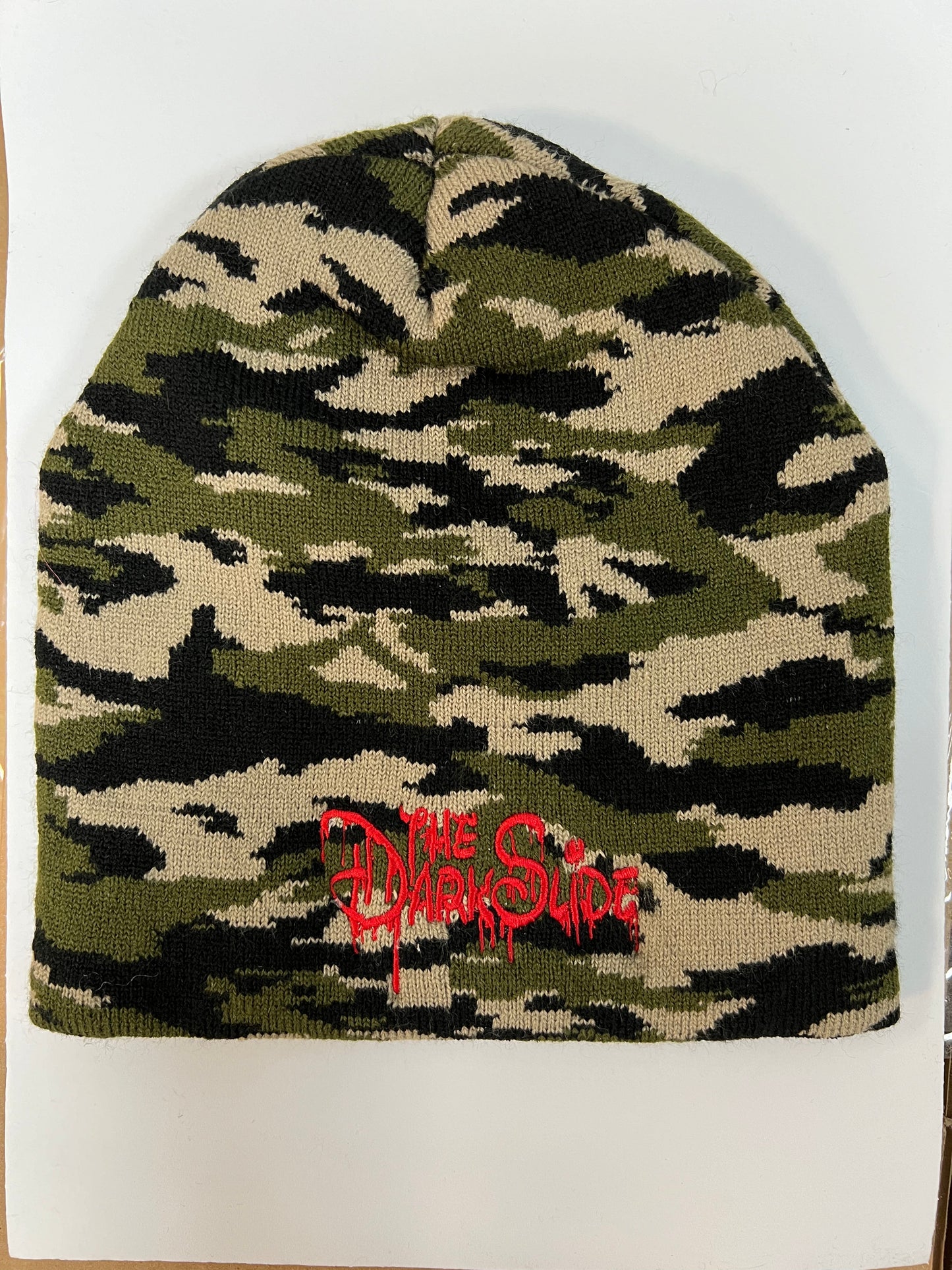 The Dark Slide "Mouse Blood" Skull Cap Knit Beanie