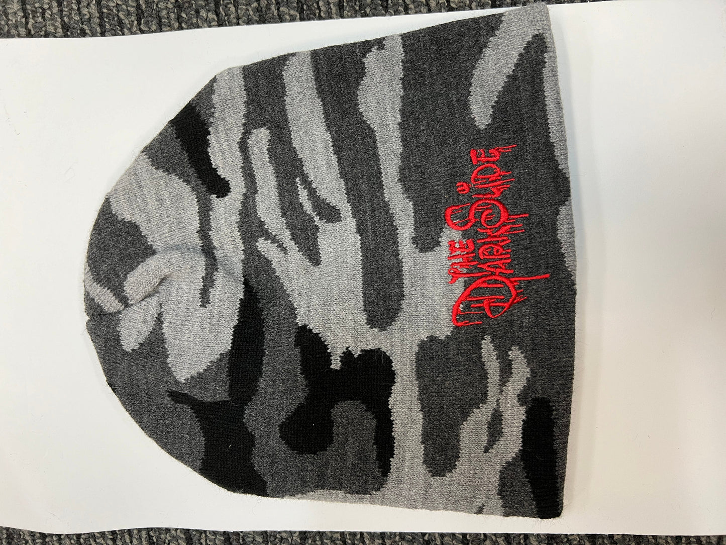 The Dark Slide "Mouse Blood" Skull Cap Knit Beanie