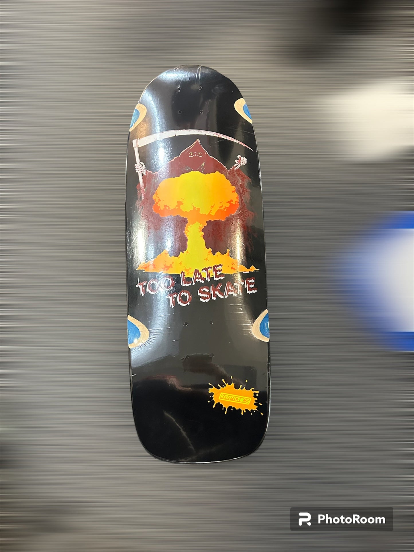 Brand-X Too Late To Skate 10" Skateboard Deck