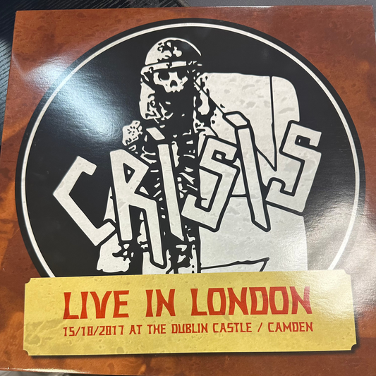 CRISIS - LIVE IN LONDON 2017 Vinyl LP Record *Unofficial Release*