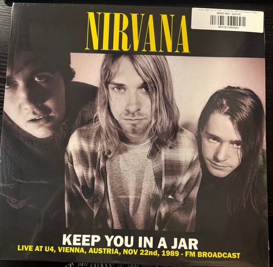 NIRVANA - KEEP YOU IN A JAR: LIVE AUSTRIA 1989 Vinyl LP Record *Unofficial Release*