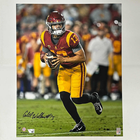 Autographed/Signed Caleb Williams USC Trojans 16x20 College Football Photo Fanatics COA