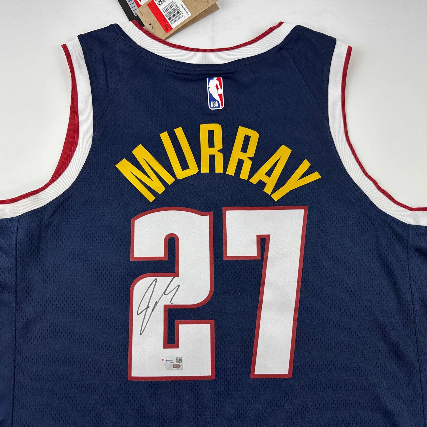 Autographed/Signed Jamal Murray Denver Nuggets Blue Authentic Swingman Basketball Jersey Fanatics COA