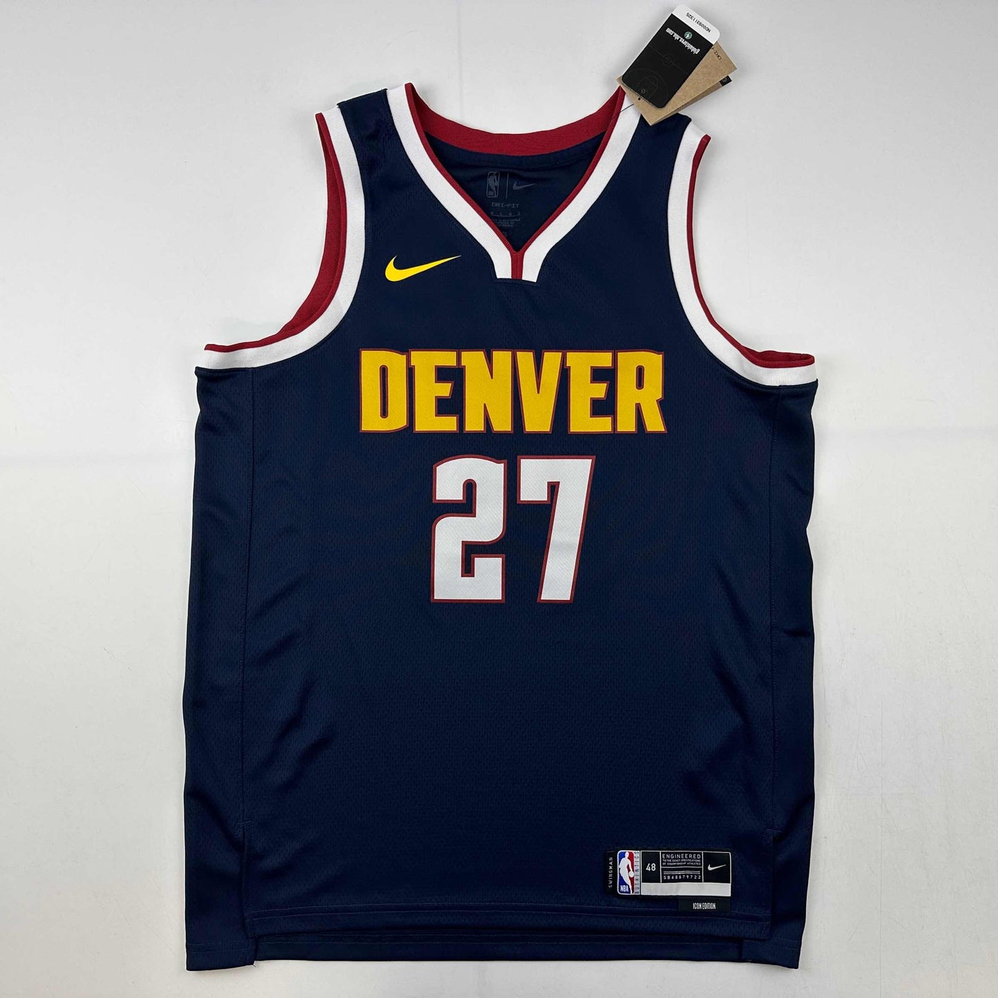 Autographed/Signed Jamal Murray Denver Nuggets Blue Authentic Swingman Basketball Jersey Fanatics COA