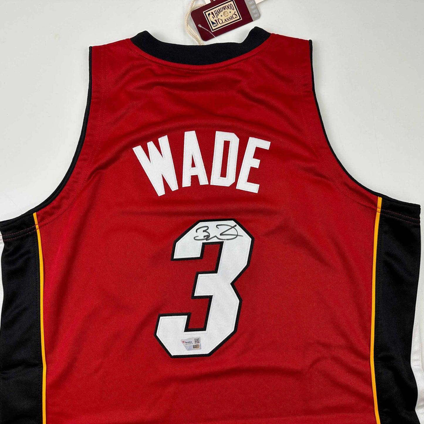Autographed/Signed Dwyane Wade Miami Heat Red 2005-06 M&N Authentic Basketball Jersey Fanatics COA