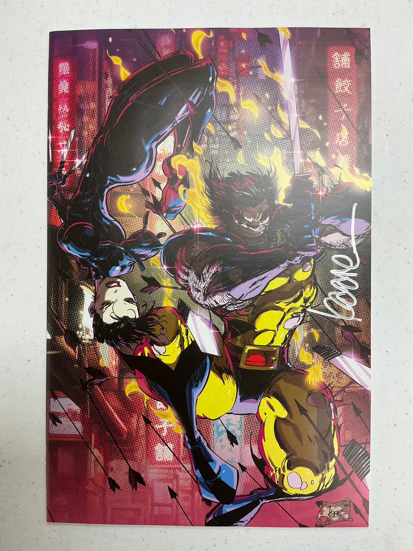 [Signed by Kaare Andrews] WOLVERINE BY CLAREMONT & MILLER #1 FACSIMILE EDITION [NEW PRINTING] UNKNOWN COMICS KAARE ANDREWS EXCLUSIVE VIRGIN VAR [IN STOCK]