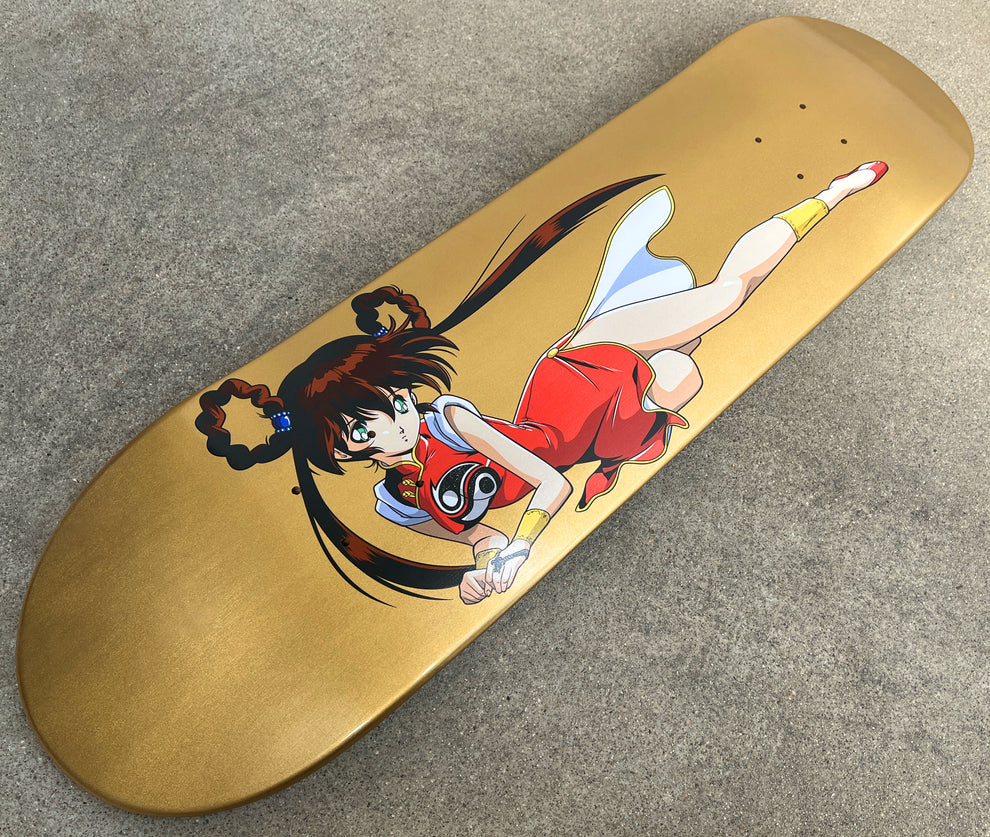 JK Industries Devil Hunter Yoko 8.5" Gold Foil Skateboard Deck