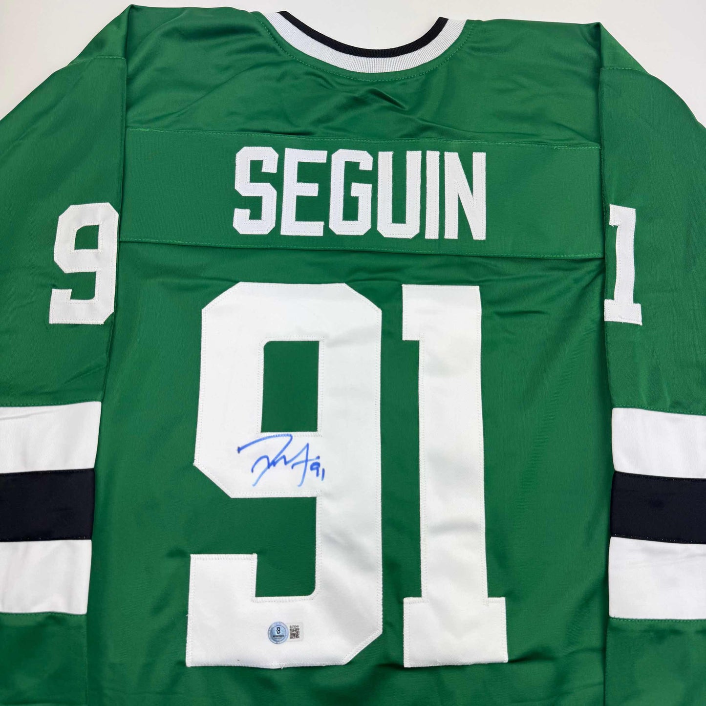 Autographed/Signed Tyler Seguin Dallas Green Hockey Jersey Beckett BAS COA - Golden Apple Comics