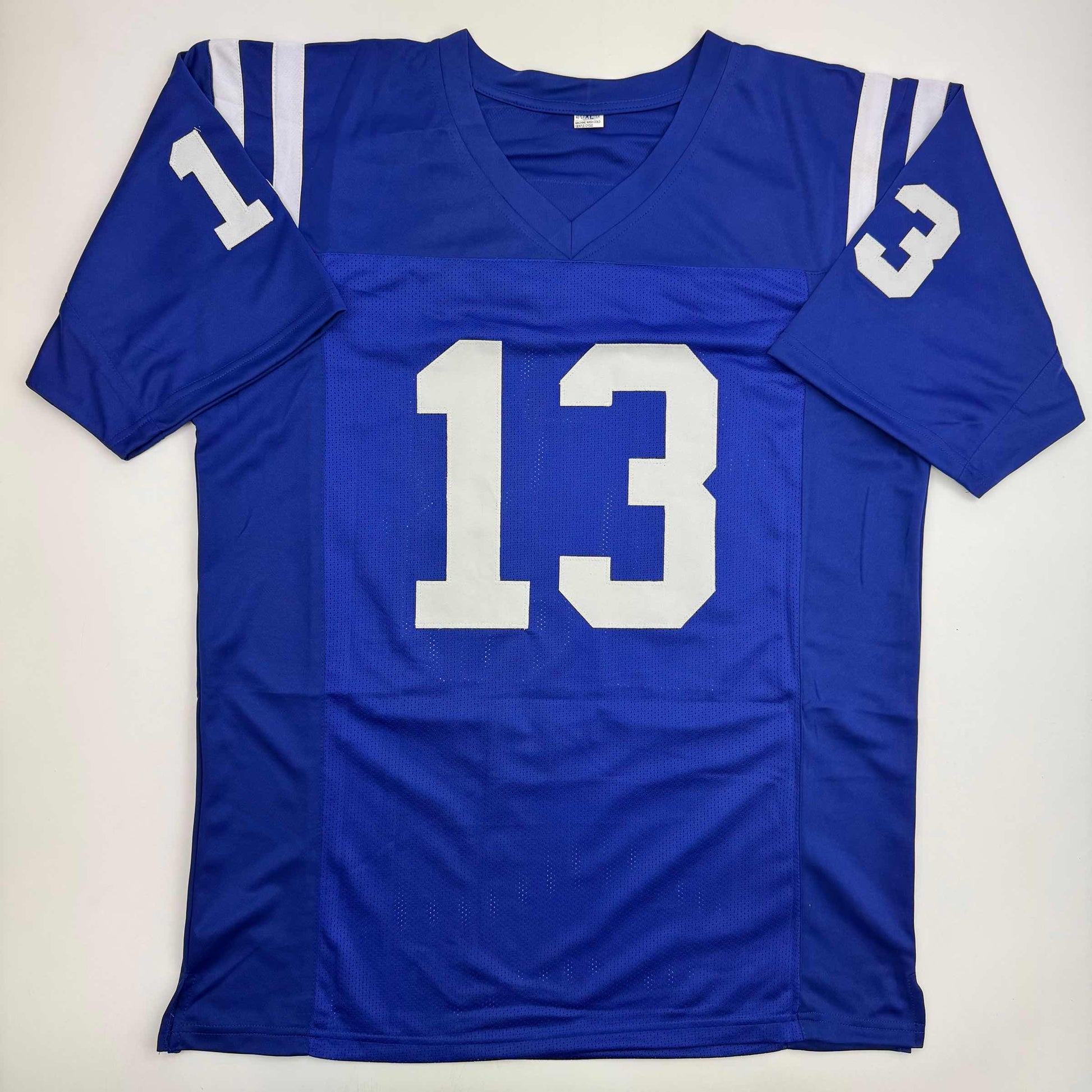 Autographed/Signed Mike Vanderjagt Dallas Blue Football Jersey JSA COA - Golden Apple Comics