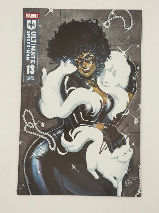 [Signed by Hickman] Ultimate Spider-Man #13 Unknown Comics Franny Exclusive Var [INST]