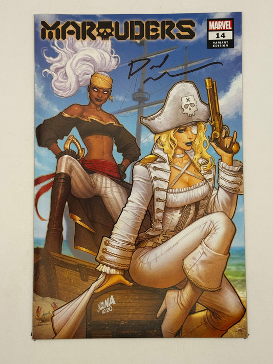 [Signed by David Nakayama] MARAUDERS #14 UNKNOWN COMICS DAVID NAKAYAMA EXCLUSIVE VAR XOS